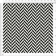 Crepe Techno Printed Chase Knit, ZigZag Pattern Prom Fabric