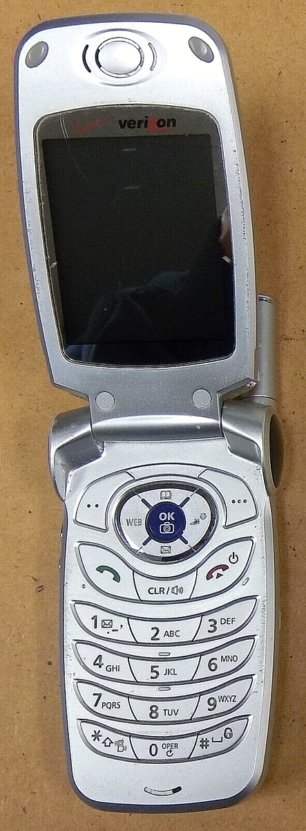 Audiovox CDM-8900 / CDM8900 - Silver ( Verizon ) Rare Cellular