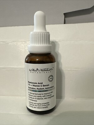 Skin Nutritions Botanicals 1oz Hyaluronic Acid 1% + Vitamin C Serum