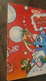 Bubble Bobble Nintendo NES Manual Only