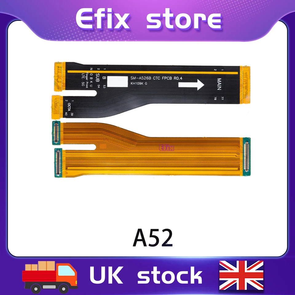 E-TECH61 For Samsung Galaxy A52 A526 Motherboard LCD Connection Flex Cable - UK STOCK
