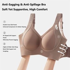 Anti-Sagging Women's Adjustable Bra No Wire Large Cup Support Bra  for Women
