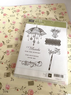 STAMPIN' UP! Rue De Fleurs Stamp Set Attic Boutique DSP 12 X 12 Paper Rare