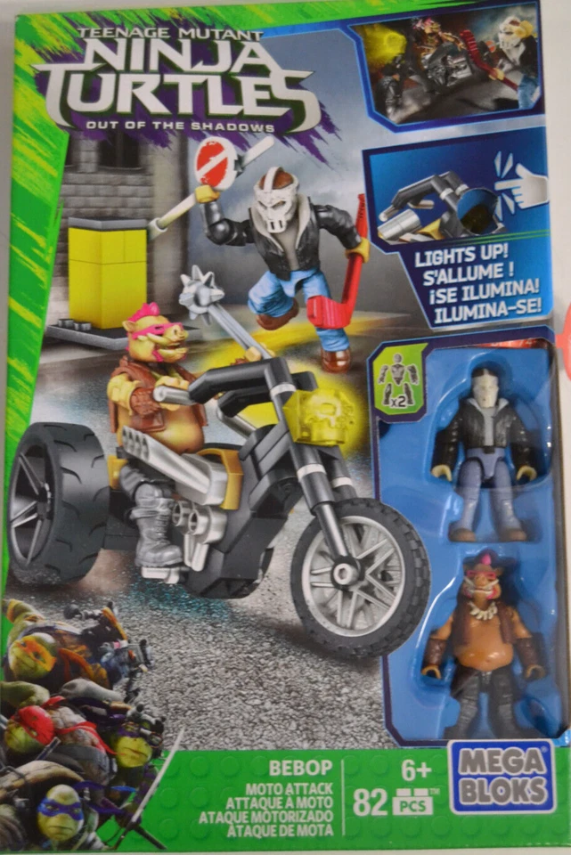 Mega-Bloks Teenage Mutant Ninja Turtles Moto Attack  Bebop   NEU&OVP  DPW11 - Bild 1 von 1