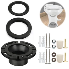 RV Toilet Seal with 3 Inch Socket Floor Flange Kit, RV Toilet Flange Seal Fits 3