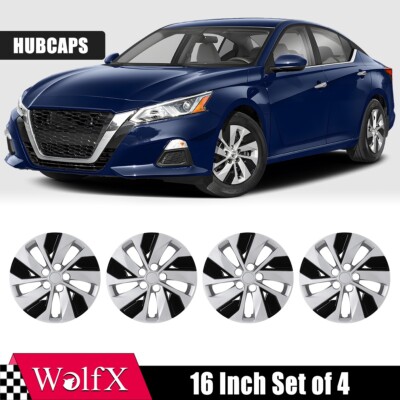 16'' 4-PACK Wheel Covers Full Rim Snap On Hubcaps for 2019-2023 Nissan Altima