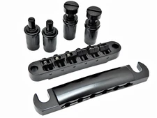 Tune-O-Matic Bridge and Stop Tail Piece set Black for Epiphone