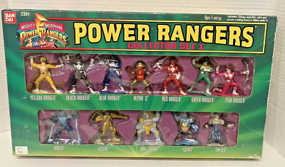 Mighty Morphin Power Rangers Collectors Set 1 MISB 2.5'' figs 1995 Bandai