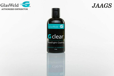GlasWeld Gclear Coating & Pad with 16 oz. Bottle  Gclear UV Hard Coat.
