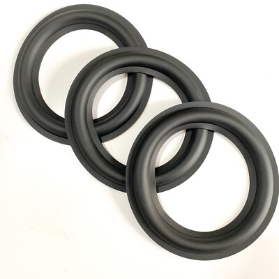 3 Replacement 10'' Speaker Rubber Surround For JL AUDIO 10W6v2-D4 Subwoofer Repai