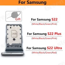 For Samsung S22 Ultra / S22 Plus S22 Dual SIM Card Tray Slot Holder Adapter NEW