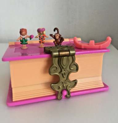 Polly Pocket Enchanted Story Book   Glitter Island   Tropical Paradise   1995
