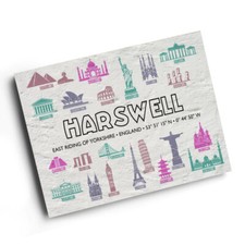 A4 PRINT - Harswell, East Riding of Yorkshire, England - World Landmarks