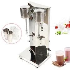 Milkshake Machine Maker Ice Cream Mixer Smoothie Frappe Double Head Commercial