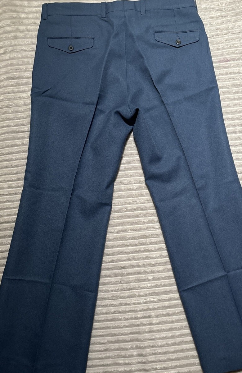 70s LEVI'S PANATELA SLACKS ネイビー Men's VTG 1970s Blue Levis Panatela Pants Sz 36x31 70s