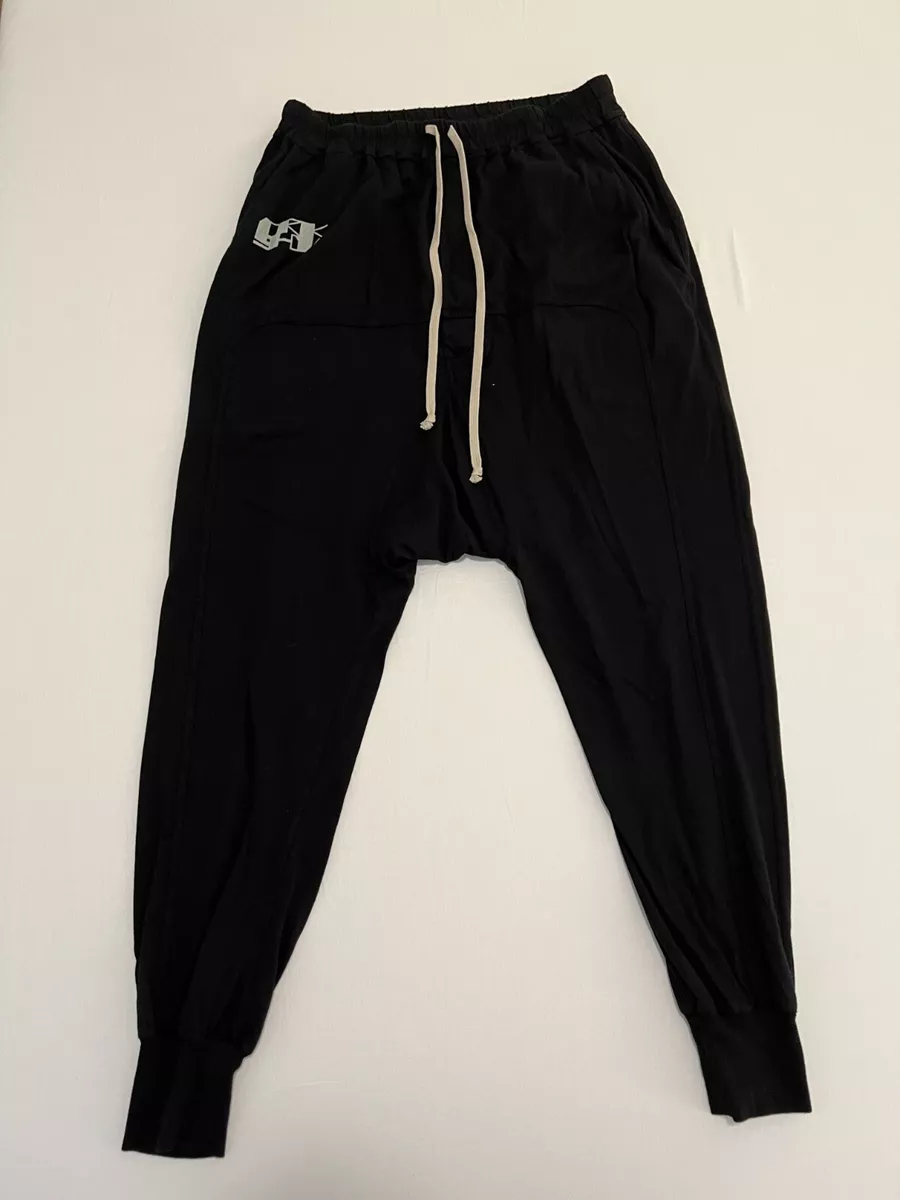 Rick Owens DRKSHDW Prisoner Sweat Pants in Black Size M