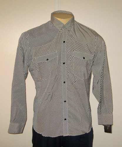 Sergio Vadducci Herren Langarm Classic Western Hemd - Bild 6 von 7