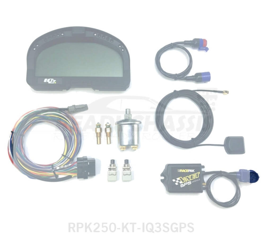 Racepak IQ3 Street Dash Display Kit w/GPS 250-KT-IQ3SGPS Racepak IQ3 Street Dash Display Kit w/GPS 250-KT-IQ3SGPS