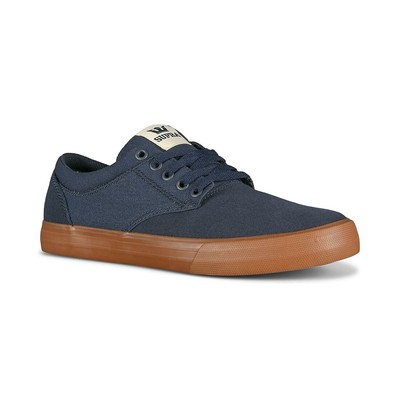 Supra Chino Men's Skate Shoes Navy/Bone/Gum : Men's 7 - Women's 8.5 D - Medium