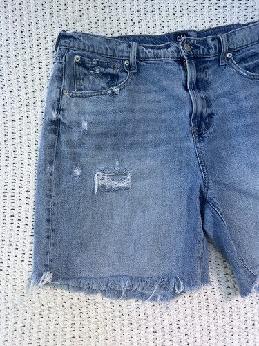 Gap Denim 7in Shorts High Rise Women size 32 - Picture 2 of 5