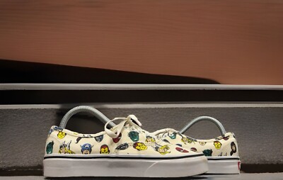 Vans Authentic Marvel Heads Mens Sz 6.5/Womens Sz 8 VNOA38EMRNU Comic Superhero