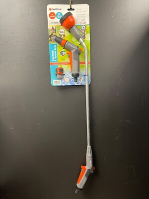Gardena Classic Adjustable SprayNozzle 3pc Set, 36'' Wand plus Hand Nozzle - RARE