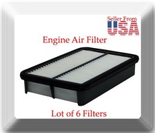 6 X  Sa4601 Engine Air Filter Fits: Toyota Celica Corolla Mr2 Spyder Geo Prizm