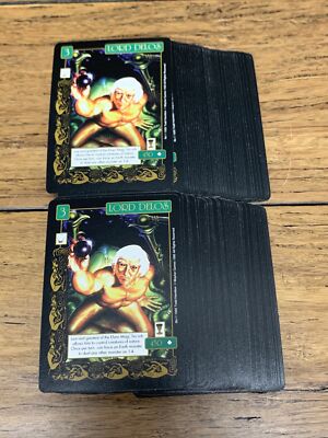 1995 Fantasy Adventures Card Game Lord Delos 1z4 Promo Lot of 100 Cards CV JD