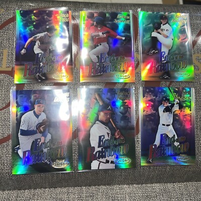  2000 Topps Gold Label Insert/Parallel End Of The   Rainbow 6 Card Lot MLB1022