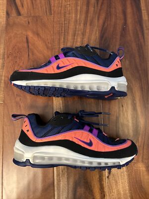 Nike Air Max 98 GS 'Blue Ember' BV4872 401 Youth Shoe Size 4.5Y Women's Size 6