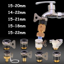 14-22mm 1/2" Universal Tap Hose Connector To Garden Hose Pipe Mixer Kitchen Bath