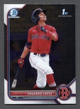 2022 Bowman Chrome Prospects #BCP-134 Eduardo Lopez 1st