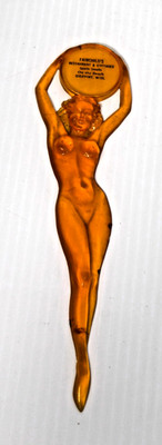 Pinup Bathing Beauty Mid-Century Advertising Letter Opener Gulfport, Mississippi