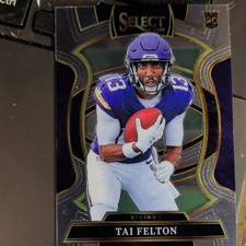 Panini 2025 Select Football Rookie Tai Felton #64 Concourse Vikings
