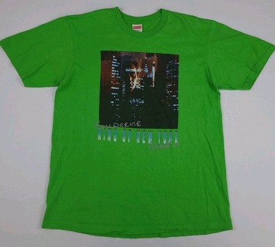 Supreme King Of New York Christopher Walken Print T Shirt 2019 Green M USA NYC 