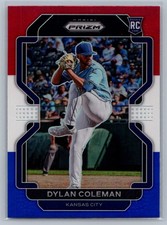 Dylan Coleman 2022 Panini Prizm Rookie Red/White/Blue Prizm #55