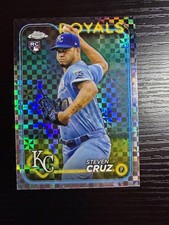 2024 Topps Chrome - Steven Cruz #187 X-Fractor (RC)