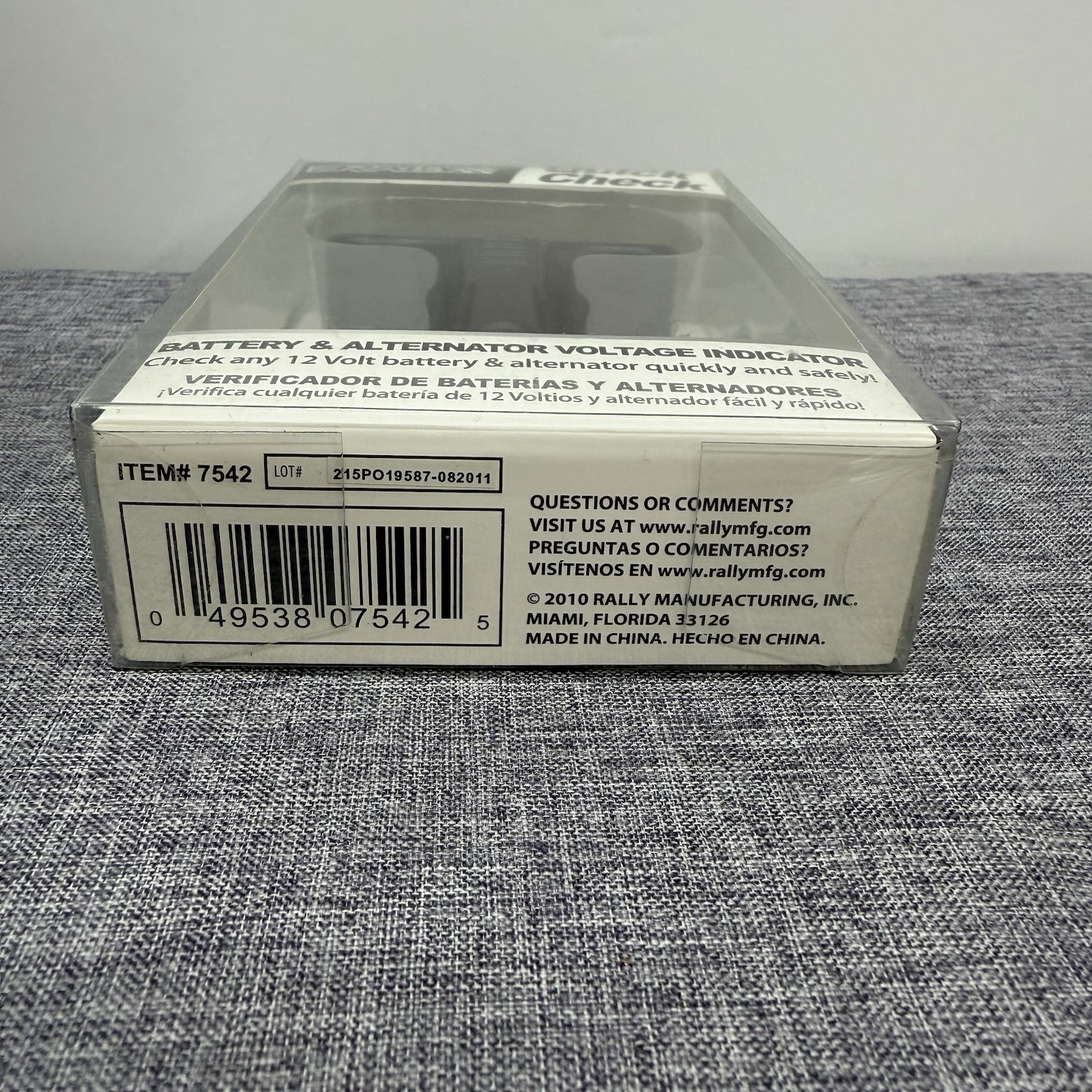 Rally Quick Check  Battery And Alternator Voltage Indicator 12V Tester New