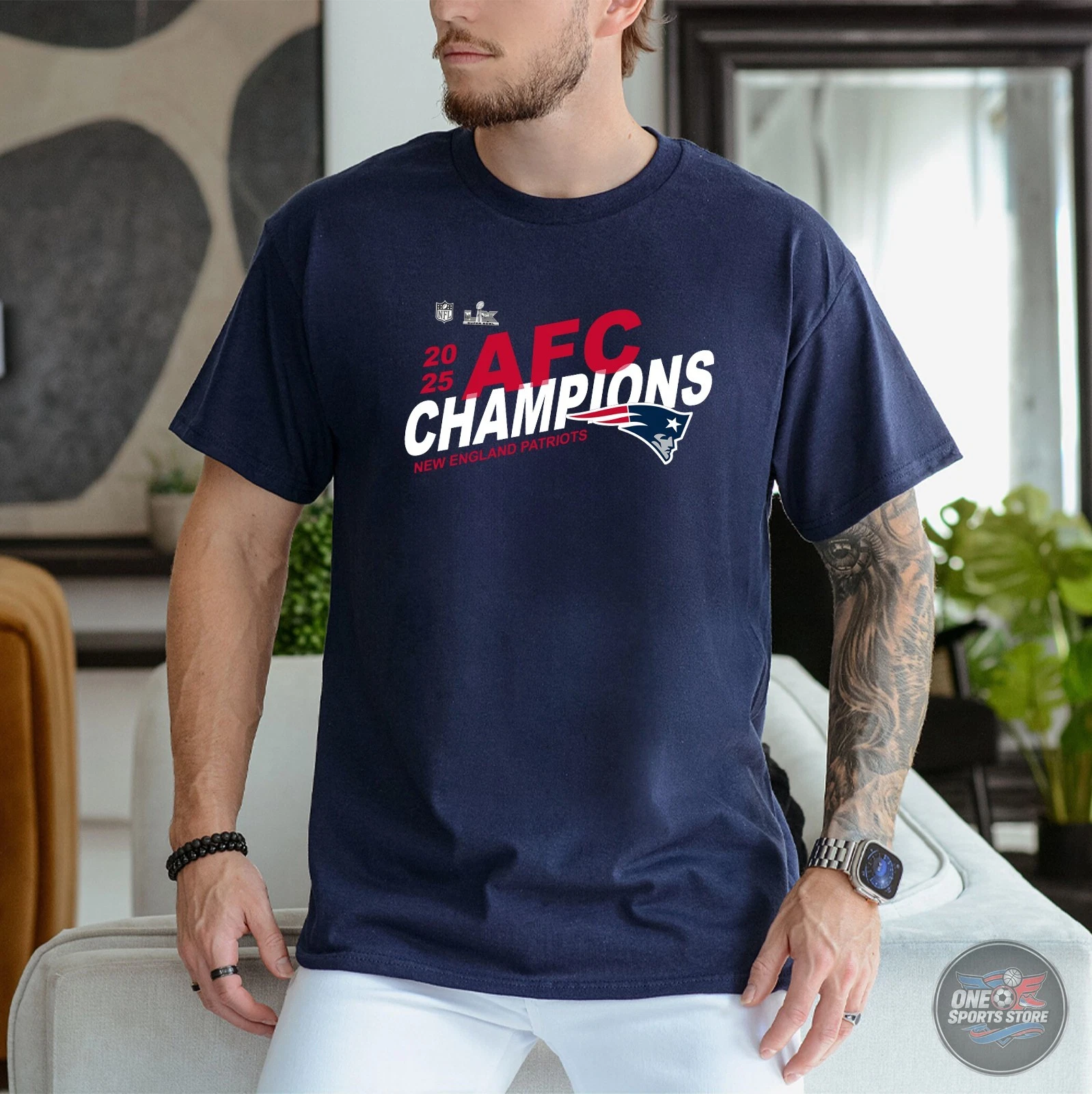 AFC Conference Champions New England Patriots T-Shirt