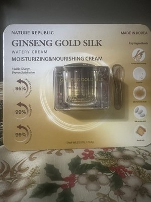 NEW NATURE REPUBLIC GINSENG GOLD SILK WATERY CREAM 70.8g / 2.5 FL. OZ