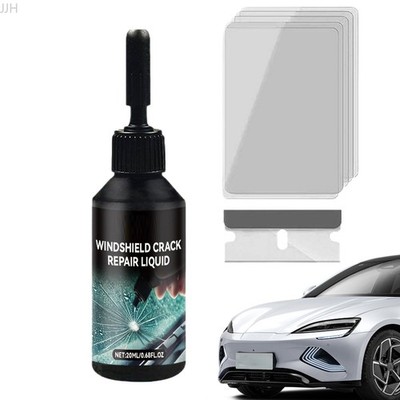 &Windshield Crack Repair Kit Glass Repair Liquid for Cracks & Chips Restoration