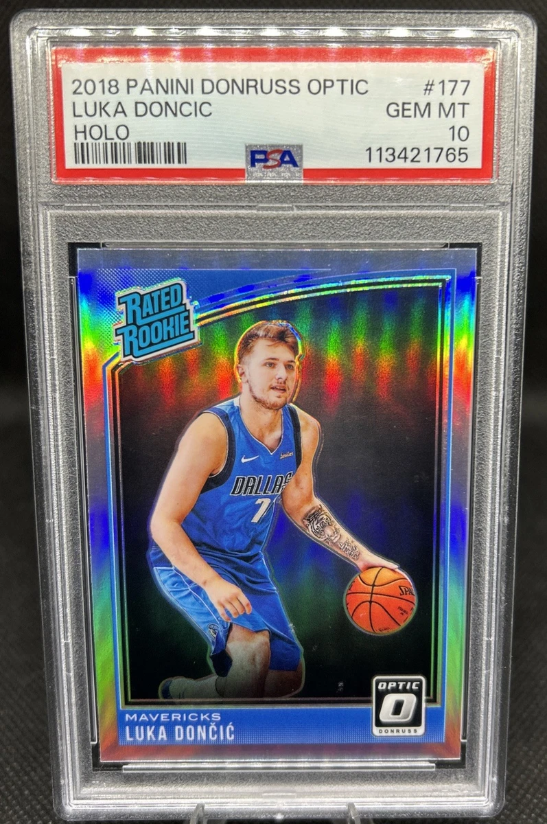 Luka Dončić 10 Graded Basketball Rookie Sports Trading Cards