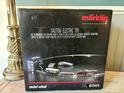 Märklin Mini-Club 81565 Z Scale Steam Train Set w/ Track – Tested