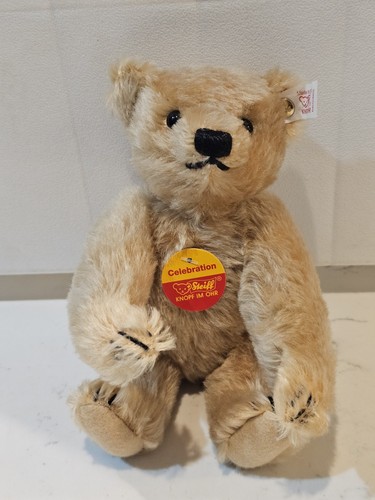 Steiff Plush Stuffed Animal Bear Mohair Tan celebration 665325, Limited Edition