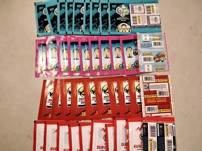 Panini wc 2014, wc 2006 euro 2008, wc 2010 or 40 pouches, packages, bags of