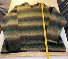 Vintage 90s Izod Jeans Sweater Mens Large Gre...