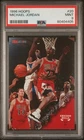 Michael Jordan 1996 NBA Hoops Chicago Bulls Basketball Card #20 PSA 9