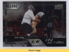 2024 Upper Deck Allure AEW In Action Black Rainbow Evil Uno #IA-7 READ 5vc