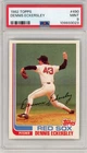 1982 TOPPS DENNIS ECKERSLEY#490 BOSTON RED SOX HOF PSA 9 MINT