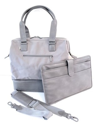 Beis Mini Weekender Bag Tote Carry On Overnight Trolley Sleeve Shoe Compartment
